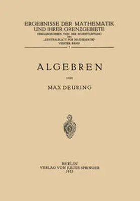 Deuring | Algebren | E-Book | sack.de