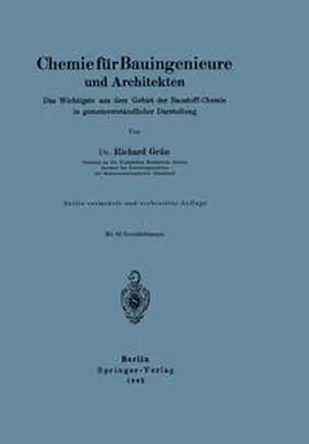 Grün |  Chemie für Bauingenieure und Architekten | eBook | Sack Fachmedien