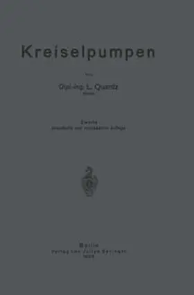 Quantz | Kreiselpumpen | E-Book | sack.de