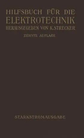 Strecker |  Hilfsbuch für die Elektrotechnik | eBook | Sack Fachmedien
