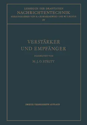 Korshenewsky / Strutt / Runge |  Lehrbuch der Drahtlosen Nachrichtentechnik | Buch |  Sack Fachmedien