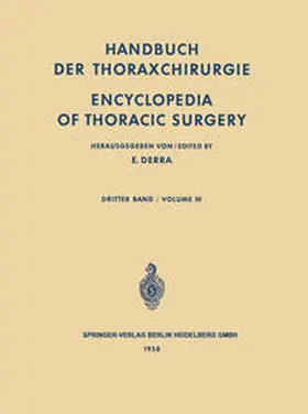 Derra |  Handbuch der Thoraxchirurgie / Encyclopedia of Thoracic Surgery | eBook | Sack Fachmedien