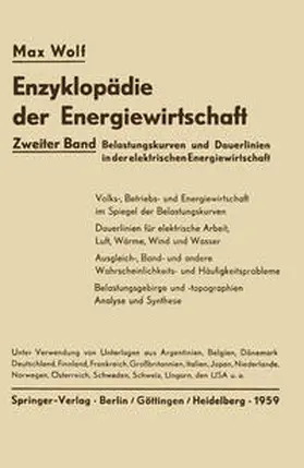Wolf / Junge |  Belastungskurven und Dauerlinien in der elektrischen Energiewirtschaft | eBook | Sack Fachmedien