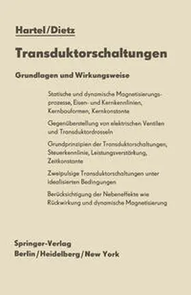 Hartel / Dietz |  Transduktorschaltungen | eBook | Sack Fachmedien
