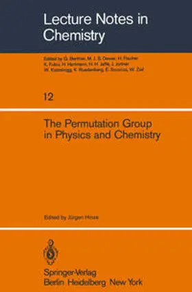 Hinze |  The Permutation Group in Physics and Chemistry | eBook | Sack Fachmedien