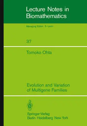 Ohta | Evolution and Variation of Multigene Families | E-Book | sack.de