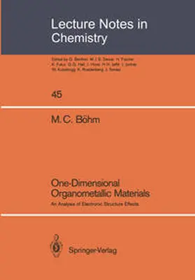 Böhm |  One-Dimensional Organometallic Materials | eBook | Sack Fachmedien