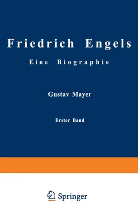 Mayer |  Friedrich Engels Eine Biographie | Buch |  Sack Fachmedien