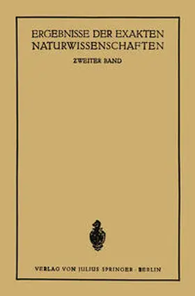 Schriftleitung der "Naturwissenschaften" |  Ergebnisse der Exakten Naturwissenschaften | eBook | Sack Fachmedien