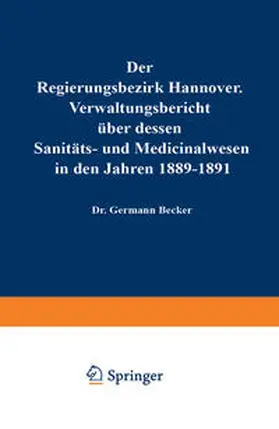 Becker |  Der Regierungsbezirk Hannover | eBook | Sack Fachmedien