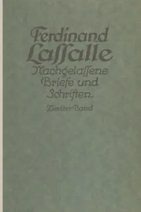 Mayer |  Lassalles Briefwechsel von der Revolution 1848 bis zum Beginn seiner Arbeiteragitation | eBook | Sack Fachmedien