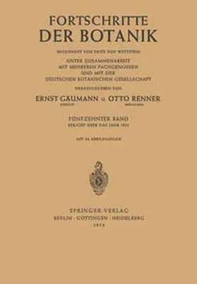 Lüttge / Beyschlag / Büdel | Bericht Über das Jahr 1952 | E-Book | sack.de