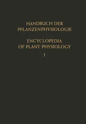  Genetische Grundlagen Physiologischer Vorgänge · Konstitution der Pflanzenzelle / Genetic Control of Physiological Processes · The Constitution of the Plant Cell | eBook | Sack Fachmedien