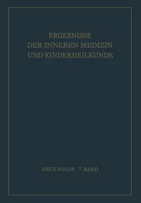 Heilmeyer / Schoen / Glanzmann |  Ergebnisse der Inneren Medizin und Kinderheilkunde | Buch |  Sack Fachmedien