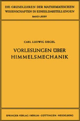 Siegel |  Vorlesungen über Himmelsmechanik | eBook | Sack Fachmedien