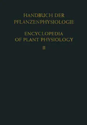  Allgemeine Physiologie der Pflanzenzelle / General Physiology of the Plant Cell | eBook | Sack Fachmedien