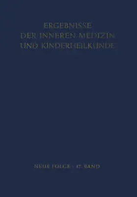 Heilmeyer / Schoen / Rudder |  Ergebnisse der Inneren Medizin und Kinderheilkunde | eBook | Sack Fachmedien