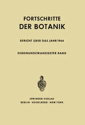 Bünning / Ellenberg / Esser |  Fortschritte der Botanik | eBook | Sack Fachmedien