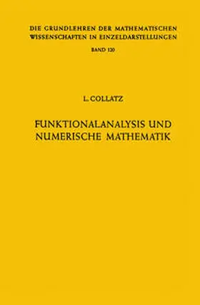 Collatz |  Funktionalanalysis und Numerische Mathematik | eBook | Sack Fachmedien