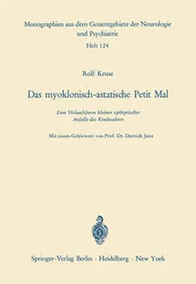 Kruse |  Das myoklonisch-astatische Petit Mal | eBook | Sack Fachmedien