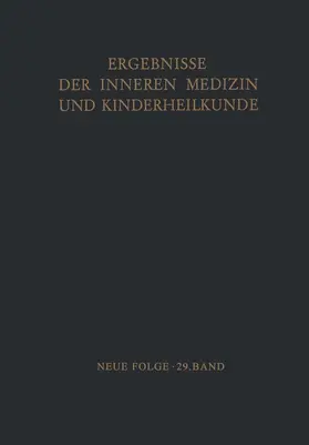 Muller / Heilmeyer |  Ergebnisse der Inneren Medizin und Kinderheilkunde | Buch |  Sack Fachmedien