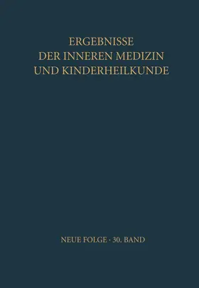 Muller / Heilmeyer |  Ergebnisse der Inneren Medizin und Kinderheilkunde | Buch |  Sack Fachmedien
