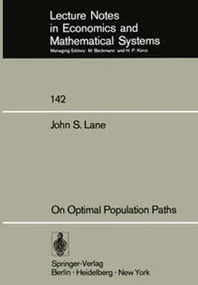 Lane |  On Optimal Population Paths | eBook | Sack Fachmedien