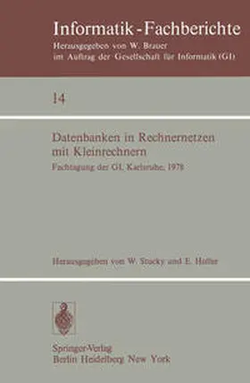 Stucky / Holler |  Datenbanken in Rechnernetzen mit Kleinrechnern | eBook | Sack Fachmedien