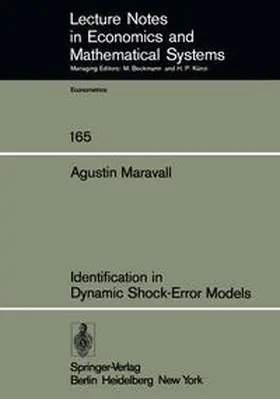 Maravall |  Identification in Dynamic Shock-Error Models | eBook | Sack Fachmedien