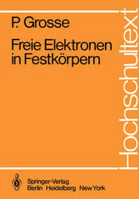 Grosse |  Freie Elektronen in Festkörpern | eBook | Sack Fachmedien