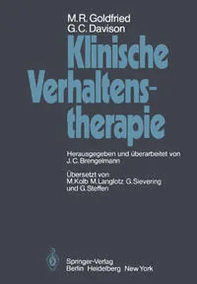 Goldfried / Brengelmann / Davison |  Klinische Verhaltenstherapie | eBook | Sack Fachmedien