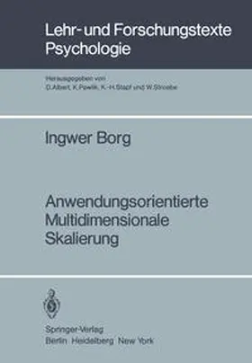 Borg |  Anwendungsorientierte Multidimensionale Skalierung | eBook | Sack Fachmedien