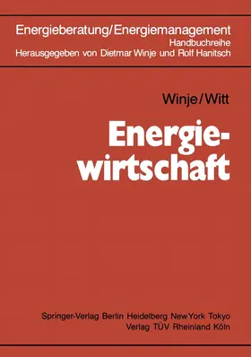 Witt / Winje / Hanitsch |  Energiewirtschaft | Buch |  Sack Fachmedien