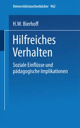 Bierhoff |  Hilfreiches Verhalten | eBook | Sack Fachmedien
