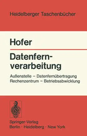 Hofer |  Datenfernverarbeitung | eBook | Sack Fachmedien