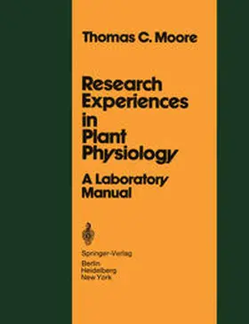 Moore |  Research Experiences in Plant Physiology | eBook | Sack Fachmedien