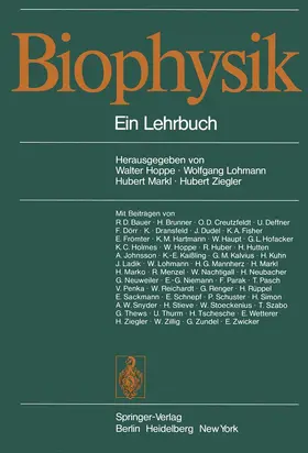 Hoppe / Lohmann / Markl |  Biophysik | Buch |  Sack Fachmedien