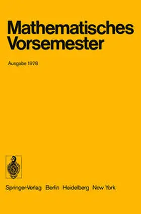 Richter |  Mathematisches Vorsemester | eBook | Sack Fachmedien