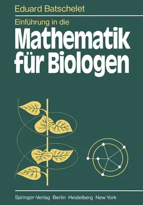 Batschelet |  Einführung in die Mathematik für Biologen | Buch |  Sack Fachmedien