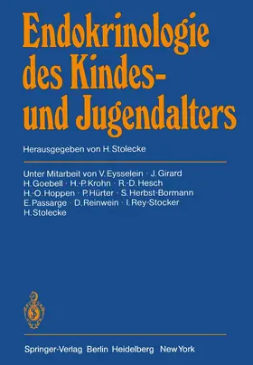 Stolecke |  Endokrinologie des Kindes- und Jugendalters | Buch |  Sack Fachmedien