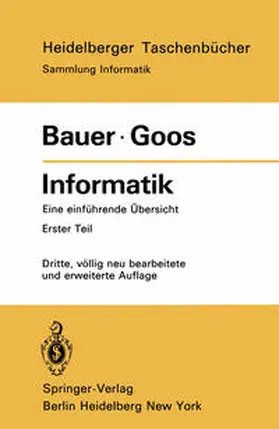 Bauer / Goos |  Informatik | eBook | Sack Fachmedien