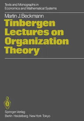 Bach |  Tinbergen Lectures on Organization Theory | eBook | Sack Fachmedien