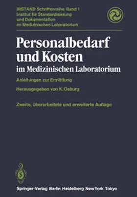 Osburg |  Personalbedarf und Kosten im Medizinischen Laboratorium | eBook | Sack Fachmedien