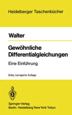 Walter |  Gewöhnliche Differentialgleichungen | eBook | Sack Fachmedien