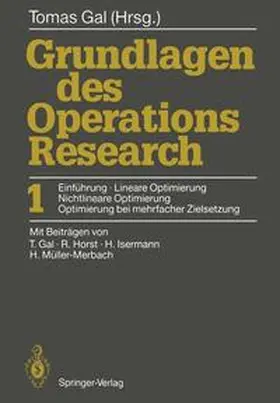 Gal |  Grundlagen des Operations Research | Buch |  Sack Fachmedien