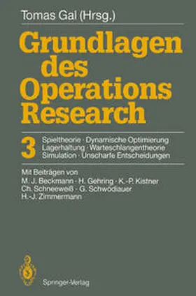 Gal |  Grundlagen des Operations Research | eBook | Sack Fachmedien