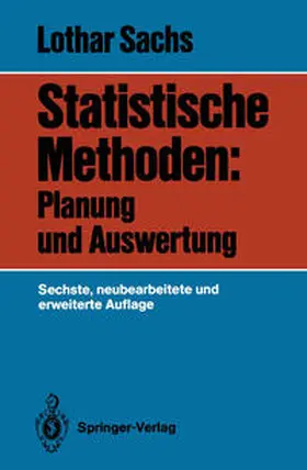 Sachs |  Statistische Methoden | eBook | Sack Fachmedien