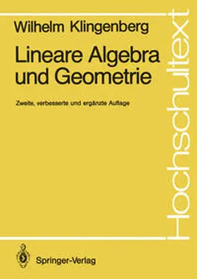 Klingenberg |  Lineare Algebra und Geometrie | eBook | Sack Fachmedien