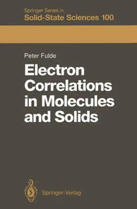 Fulde |  Electron Correlations in Molecules and Solids | eBook | Sack Fachmedien