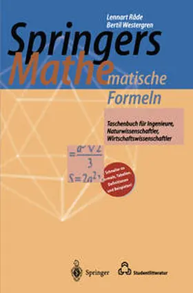 Rade / Westergren |  Springers Mathematische Formeln | eBook | Sack Fachmedien